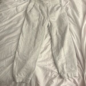 Lululemon athletica grey cropped joggers